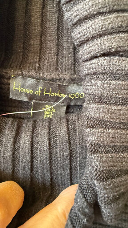 Ribbed Crop Turtleneck Sweater