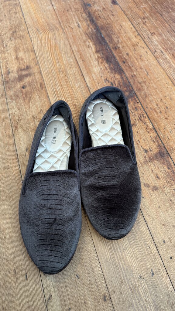 Velvet Smoking Slipper Flats