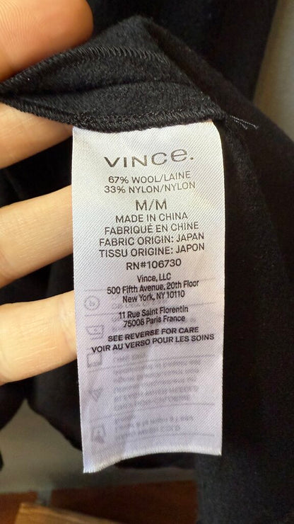 Ruched Wool Blend Aline Dress