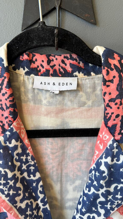 Printed Maxi Shirtdress