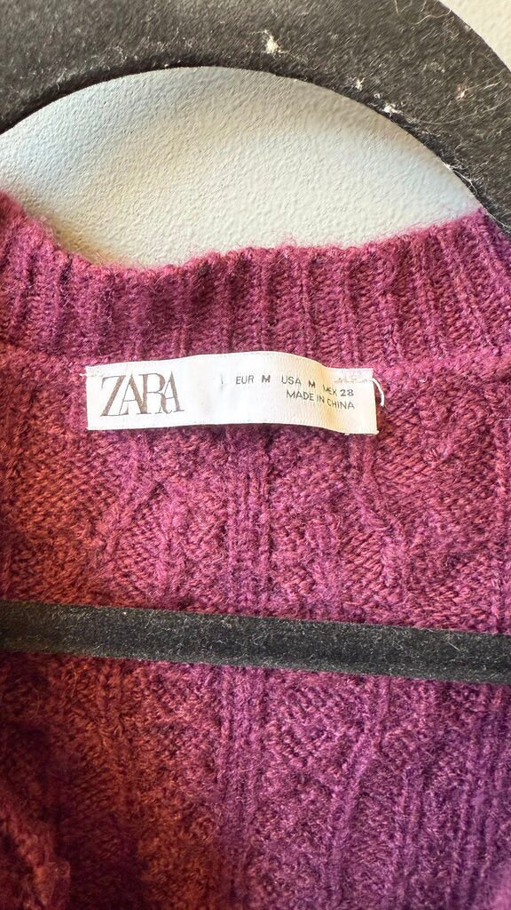 Gem Stone Cable Cardigan Sweater