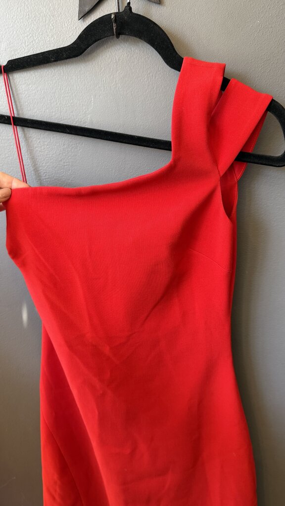 One Shoulder Maxi Gown Dress