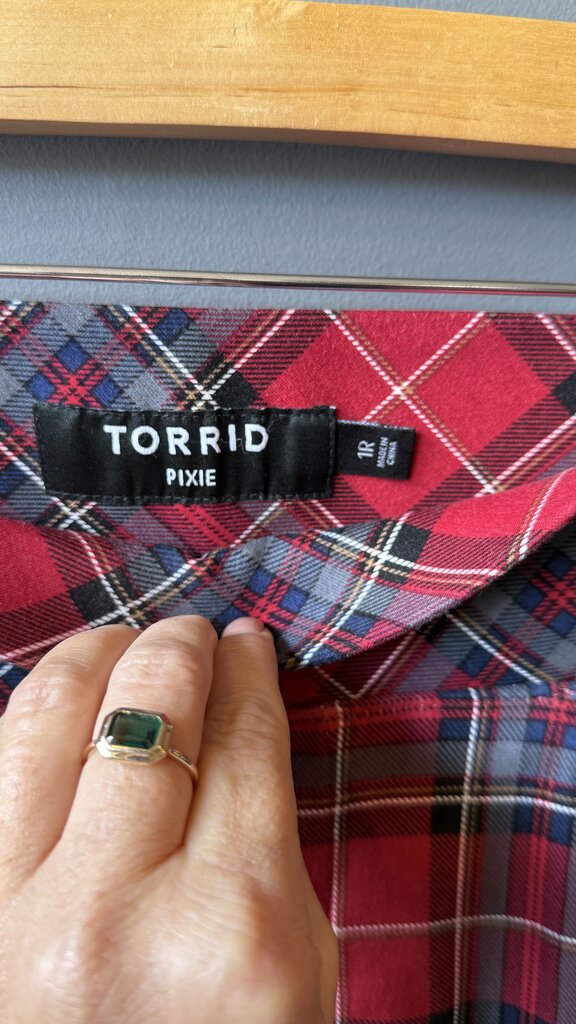 Plaid Skinny Stretch Legging Pants