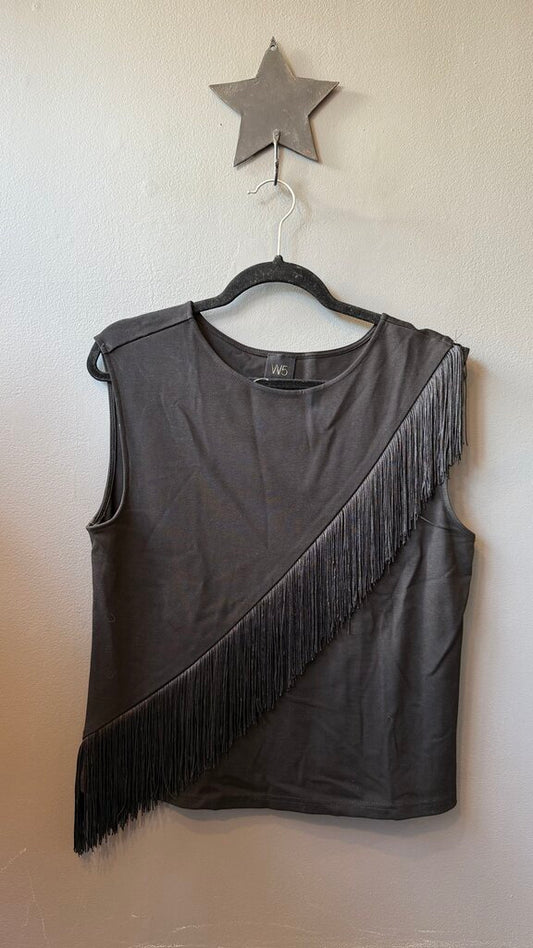Fringe Sleeveless Top
