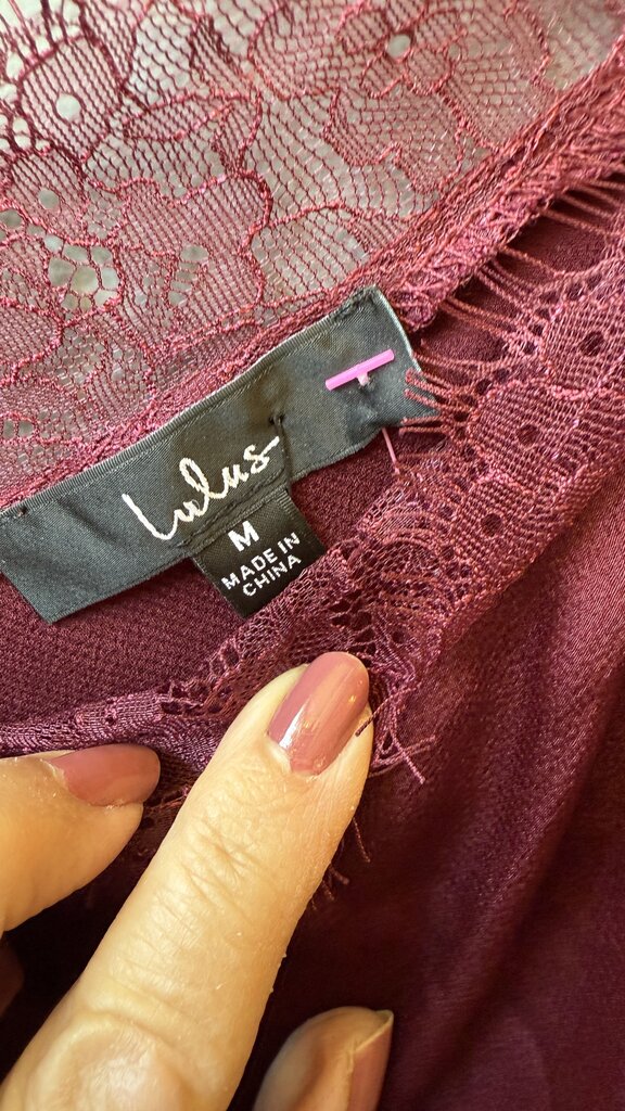 Eyelash Lace Vneck Tank