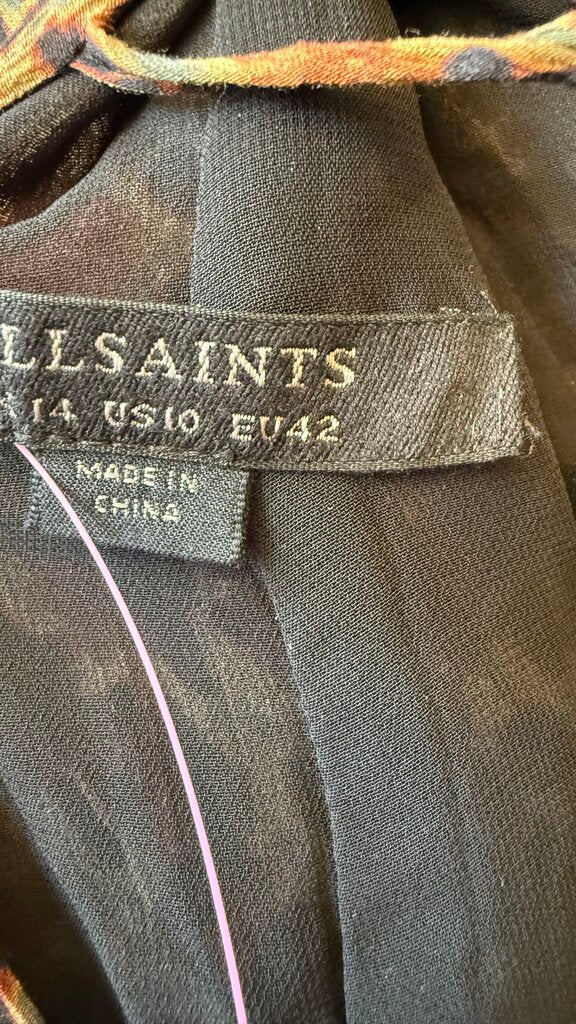 Open Back Leopard Blouse