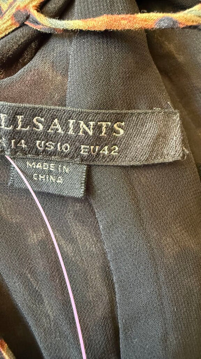 Open Back Leopard Blouse