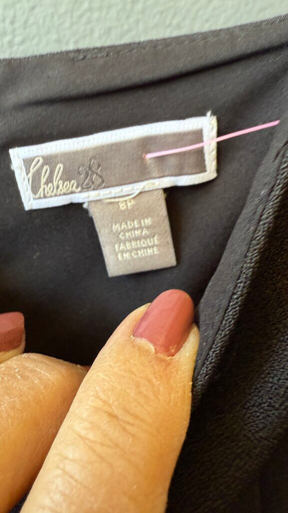 Petite Ruffle Hem Midi Dress