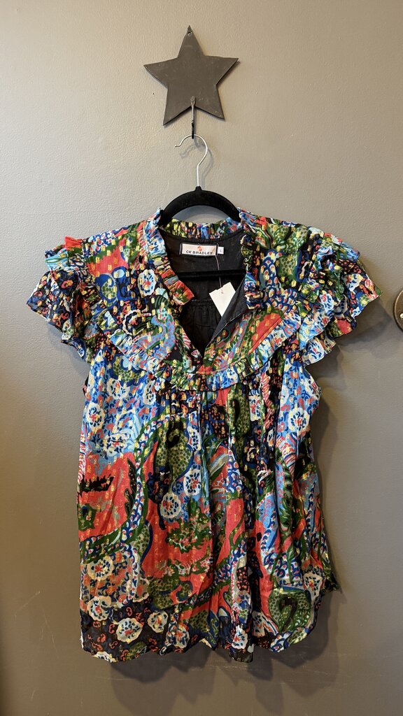 Metallic Silla Blouse