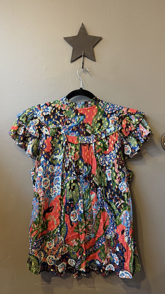 Metallic Silla Blouse