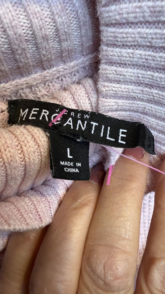 Cotton Waffle Turtleneck Sweater