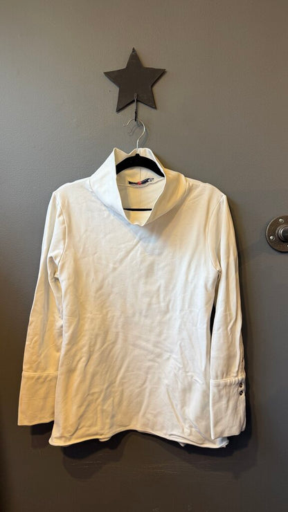 Funnelneck Ponte Tunic Top