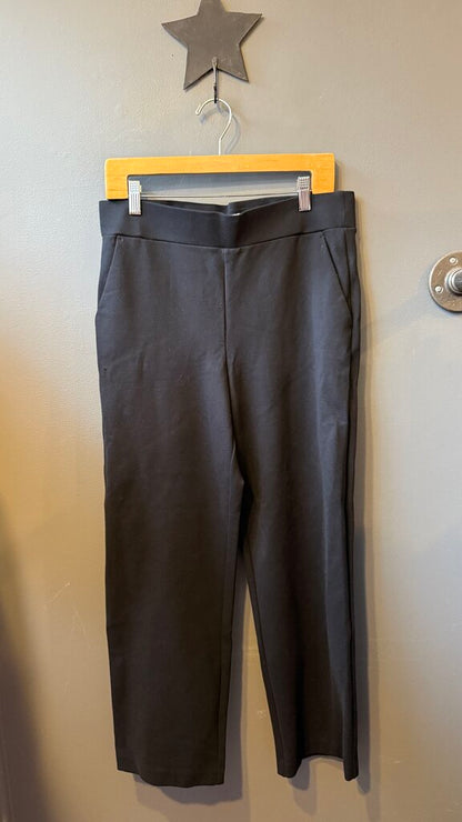 Straight Pull On Ponte Pants