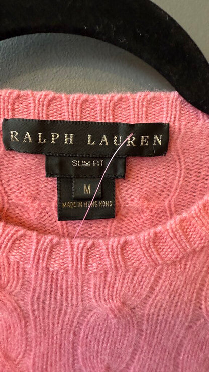 Cableknit Cashmere Crewneck Sweater