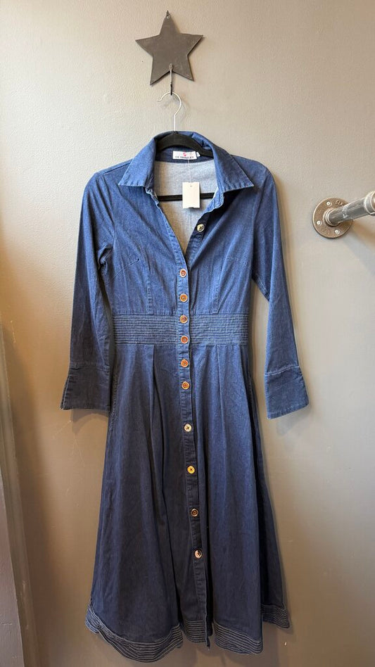Monaco Denim Midi Dress