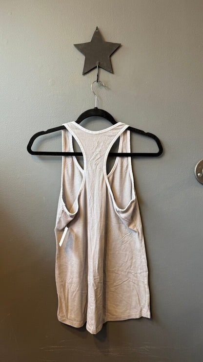 White Trim Racerback Tank