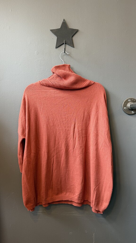 Cowlneck Boxy Sweater