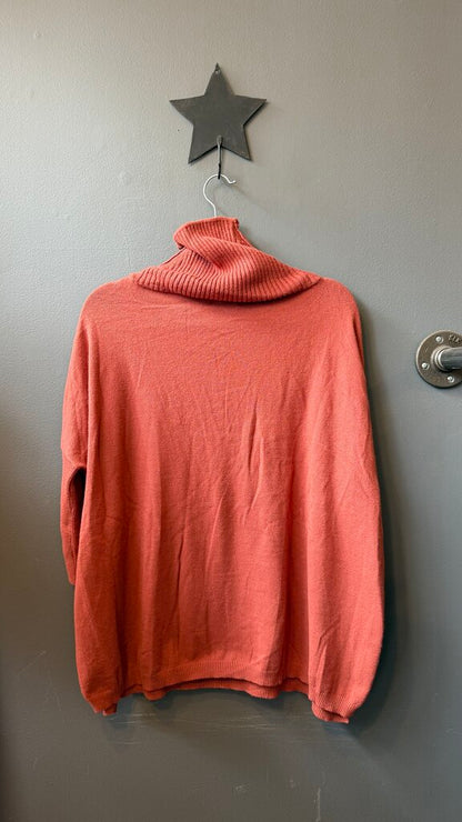 Cowlneck Boxy Sweater