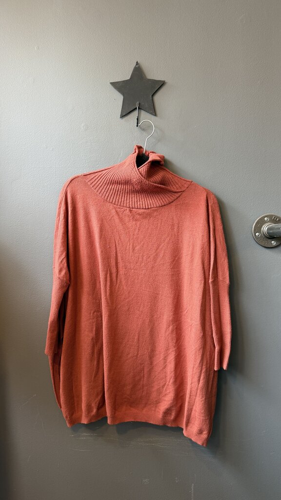 Cowlneck Boxy Sweater