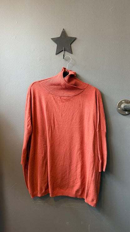 Cowlneck Boxy Sweater