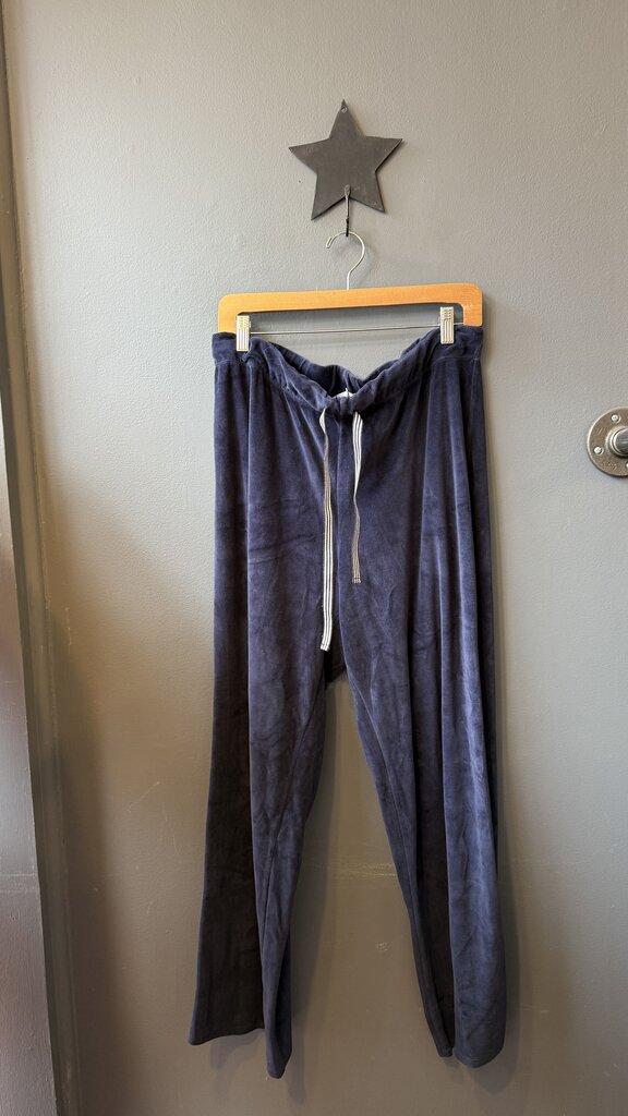 Velvet Pull On Straight Pants