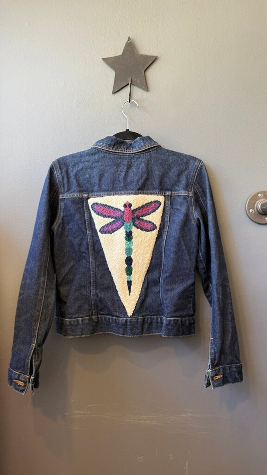 Dragonfly Needlework Denim Jacket