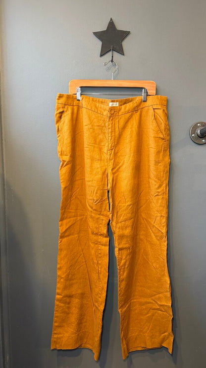 Wide Leg Linen Pants