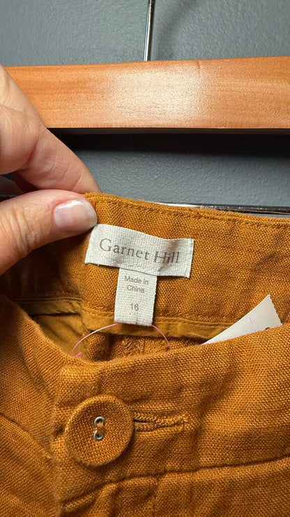 Wide Leg Linen Pants