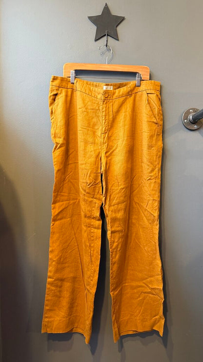 Wide Leg Linen Pants