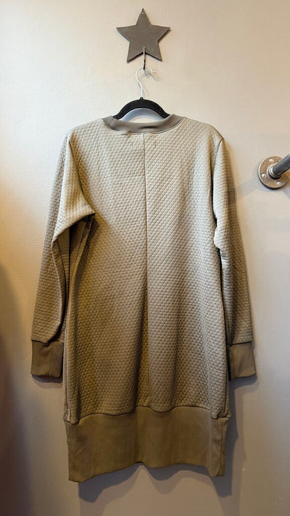 Quilted Sweatshirt Dress