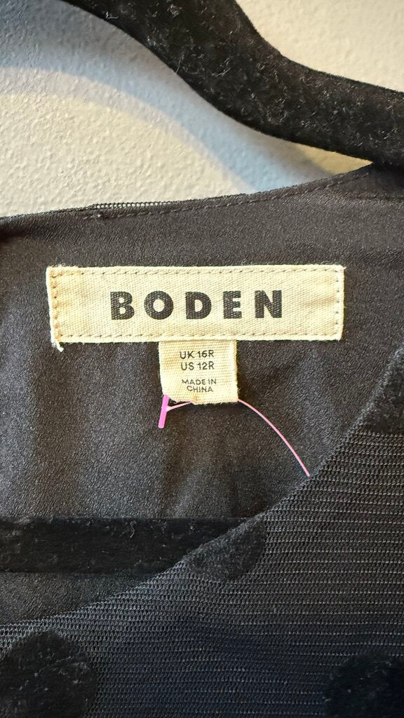 Velvet Dot Tulle Midi Dress