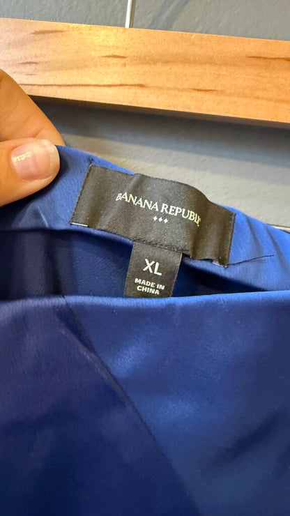 Satin Slip Midi Skirt