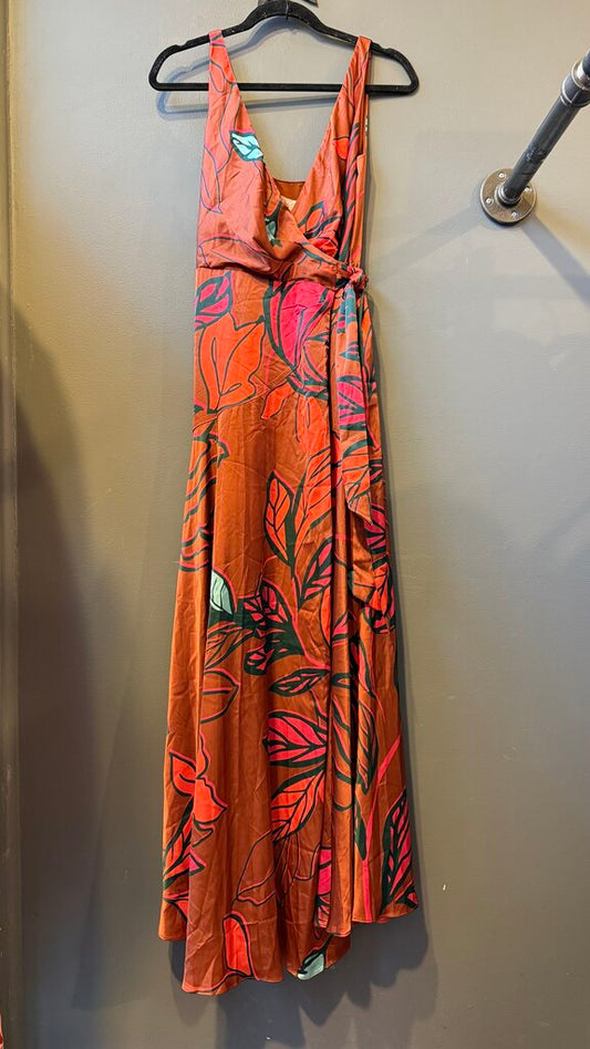 Floral Wrap Maxi Dress