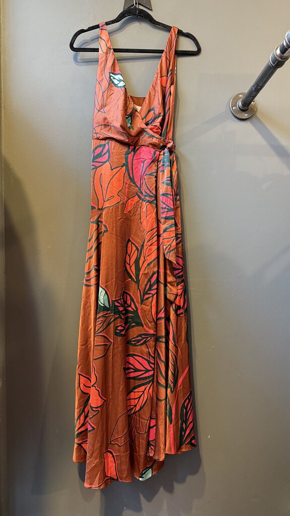 Floral Wrap Maxi Dress