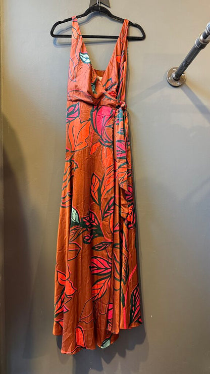 Floral Wrap Maxi Dress