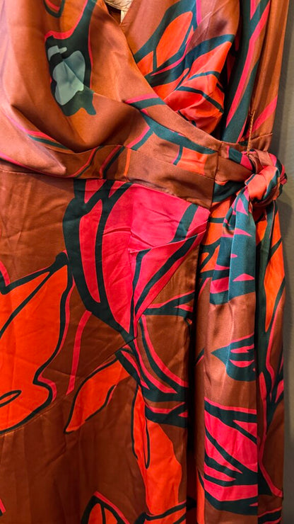 Floral Wrap Maxi Dress