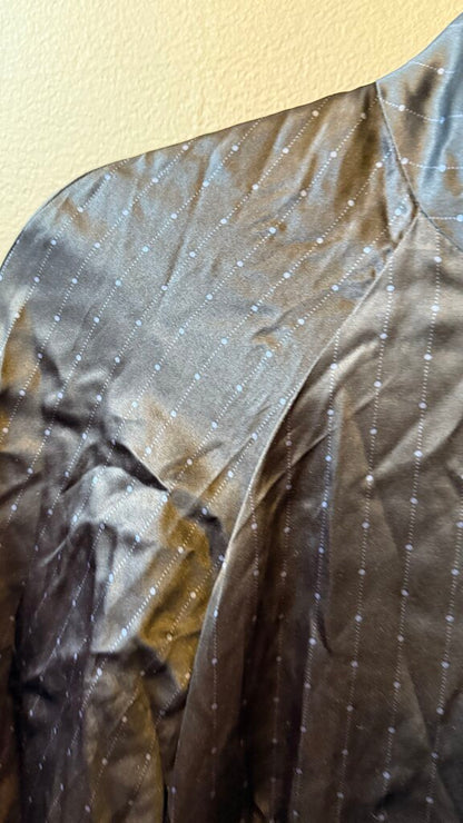 Silk High Neck Longsleeve Dress