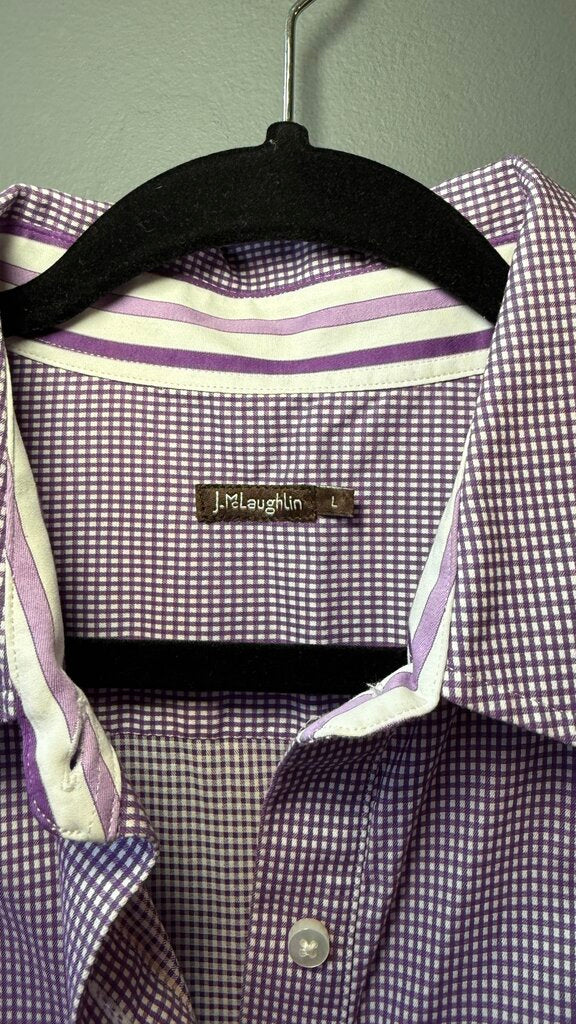 Check Popover Tunic Blouse