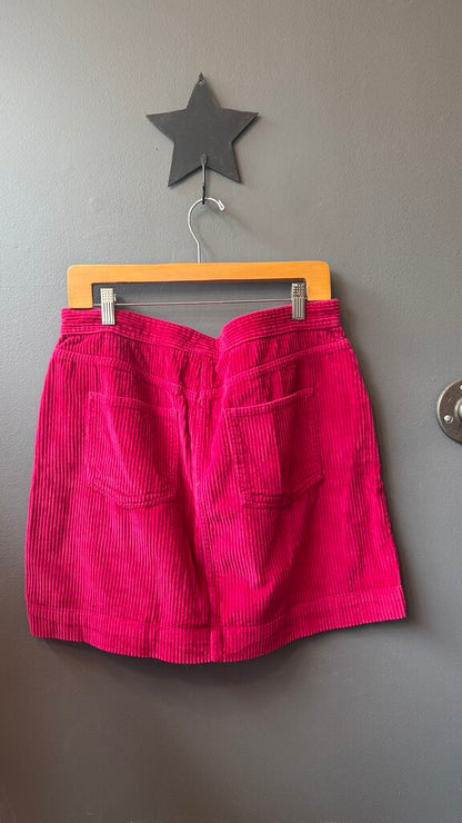 Wide Whale Corduroy Mini Skirt