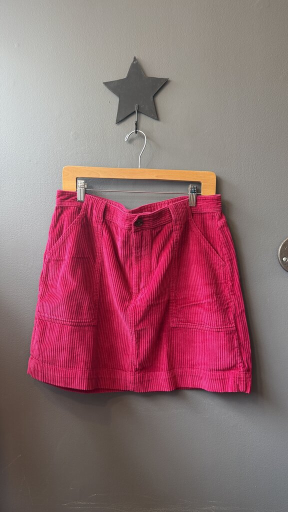 Wide Whale Corduroy Mini Skirt