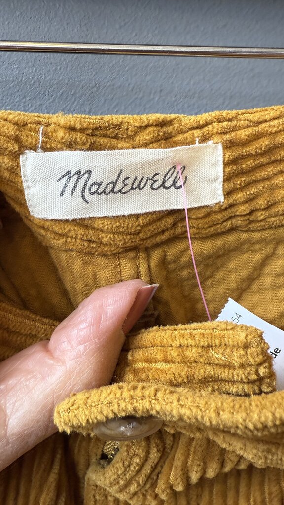 Slim Emmett Wide Leg Crop Corduroy Pants