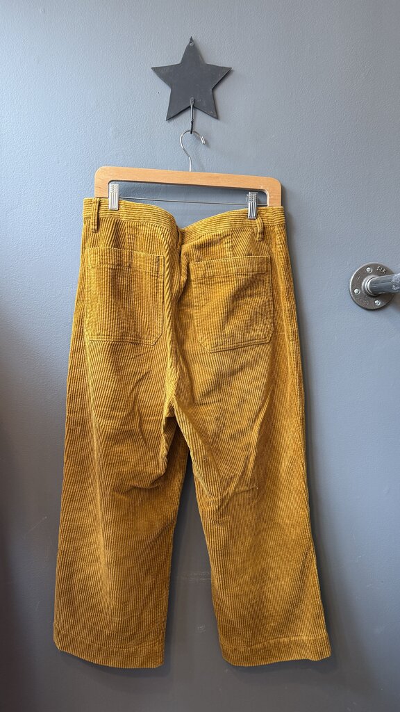 Slim Emmett Wide Leg Crop Corduroy Pants