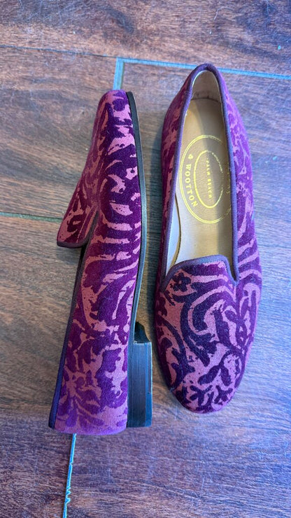 Velvet Smoking Slipper Flats
