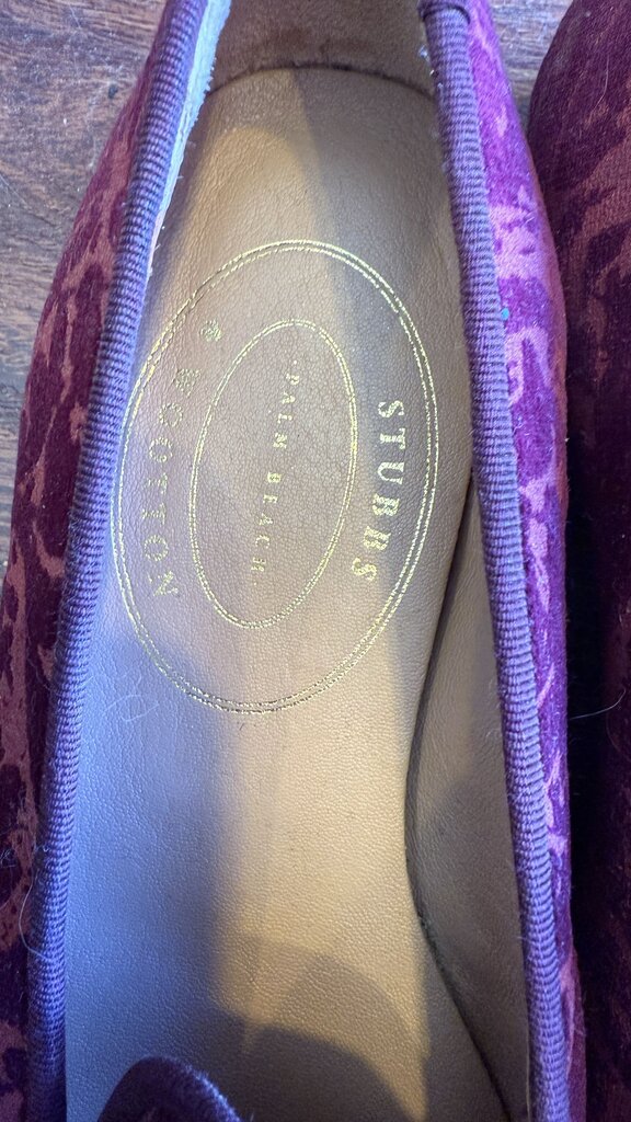 Velvet Smoking Slipper Flats