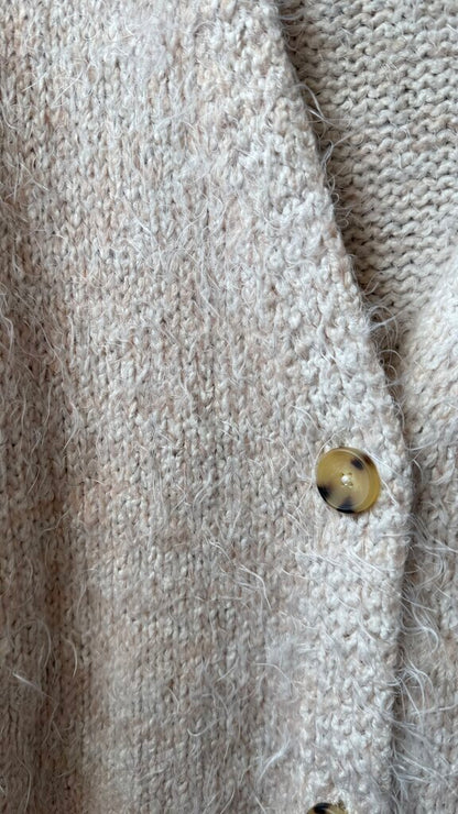 Eyelash Fringe Cardigan Sweater