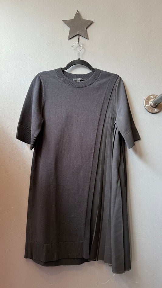 Pleated Asymmetrical Swing Dress