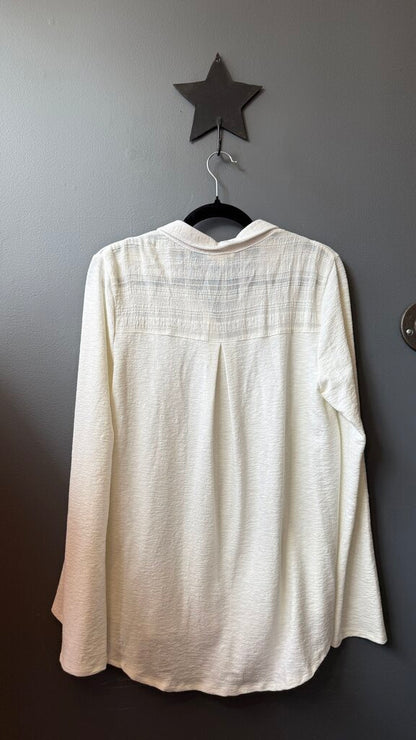 Textured Button Up Shirt