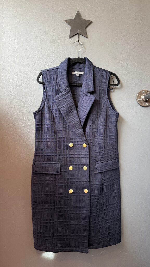 Long Blazer Vest Dress