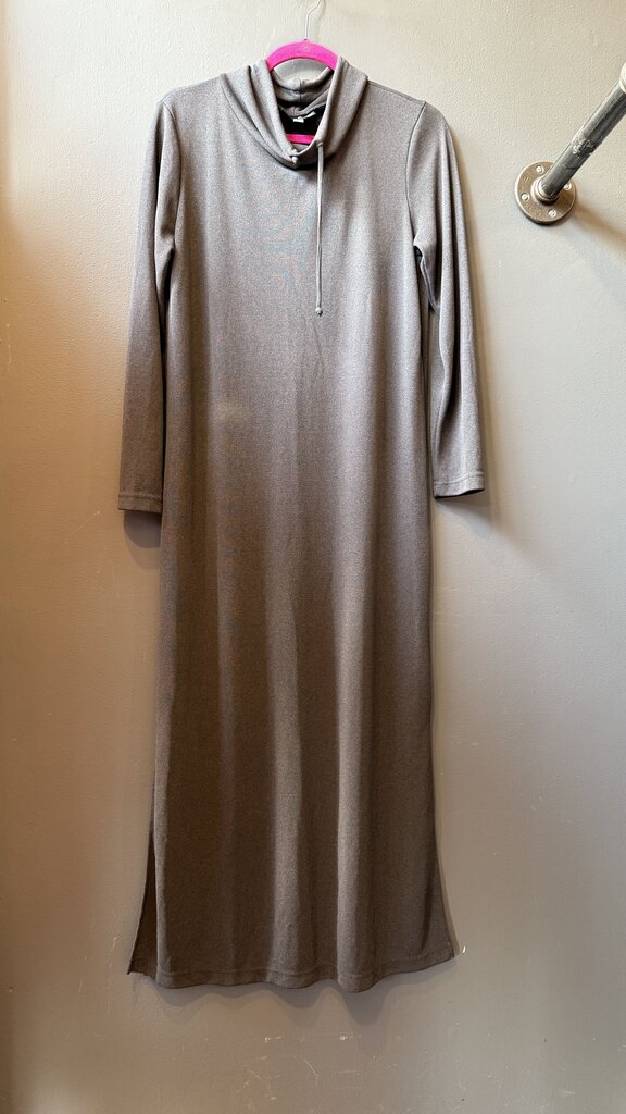 Vintage Funnelneck Maxi Dress