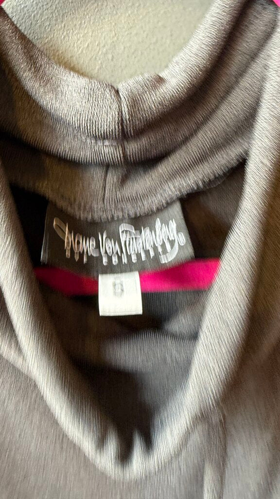 Vintage Funnelneck Maxi Dress